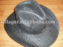 paper straw hat, hat