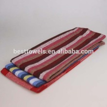 plain woven stripe kitchen towel