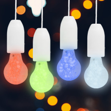 Color-Changing RGB Pull-Cord LED Bulb with Customizable Modes