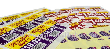 promotional product label/transparent product label/promotional transparent product label