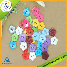 colorful lovely star pattern Resin sewing buttons crystal resin button garment resin button