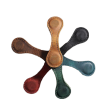 High-Quality Leather Bookmarks with Magnetic Clips - Wholesale Student Reading Gifts & Vintage Bookmarks