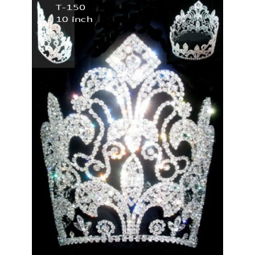 Completo redondo corona flores Tiaras T-150