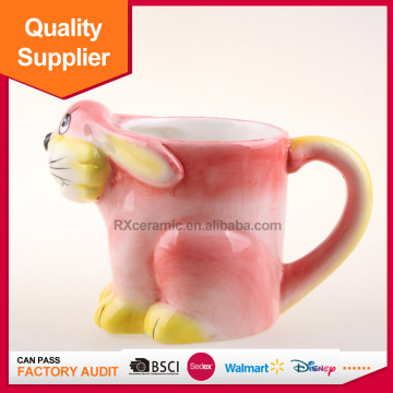 Cheap custom 3D animal sublimation coffee mugs