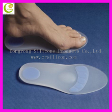 Silicone shock absorber gel insoles,silicone massage cushion,anti-slip gel full long insoles