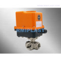 Electric Three Way Ball Valve 304 316