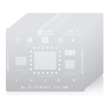 Tin-planted Stencil for Apple MacBook Series/MAC Laptops SSD DDR BGA Reballing