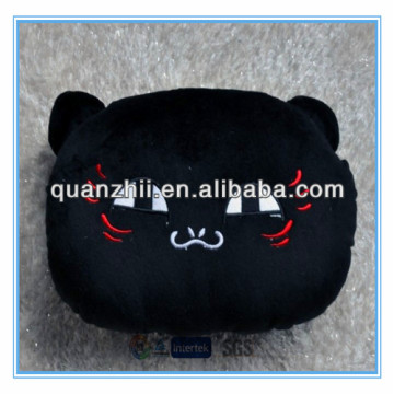 Stuffed cat shaped plush soft pillow
