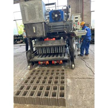 Мобильная блочная машина для эффективного производства кирпича дорожного покрытия