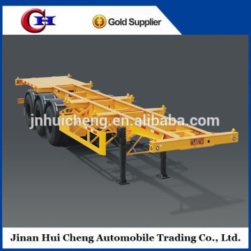 China widely used chassis trailer/skeleton semi trailer sales