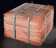99.99% copper cathodes