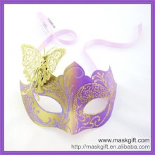 Unique Fashion Italy venetian style party mask,masquerade mask,face mask--Purple/gold