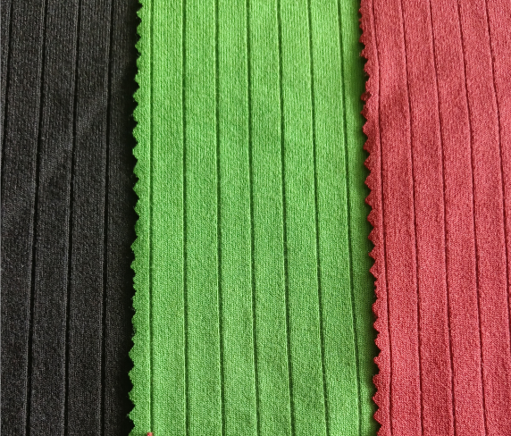 Solid Color Coarse Needle Rib Fabric for Sweater