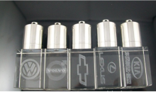 White Glass Metal Crystal 32GB USB Flash Drive
