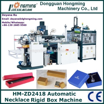 HM-ZD2418 Automatic Necklace Rigid Box Machine