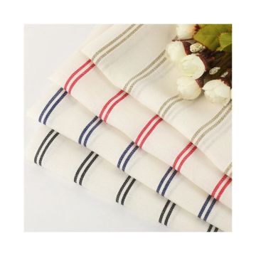 Linen fabric yarn dye stripe fabric