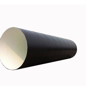 Epoxy Coal Tar Coated ISO 9001 Steel Pipe