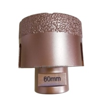 M14 18mm 60mm Vacuum Diamond Grinder Bits Core Drill Bit for Granite Marble Tile