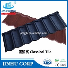 natural stone chips bond tile stone coated metal roof tile