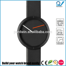 tempo libero black watch with lock caseback watch