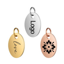 Personalized Laser Engraved Stainless Steel Pendant