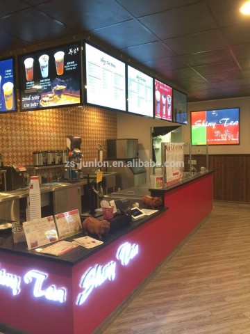 2016 wall hanging fast food restaurant menu board,led menu light boxes