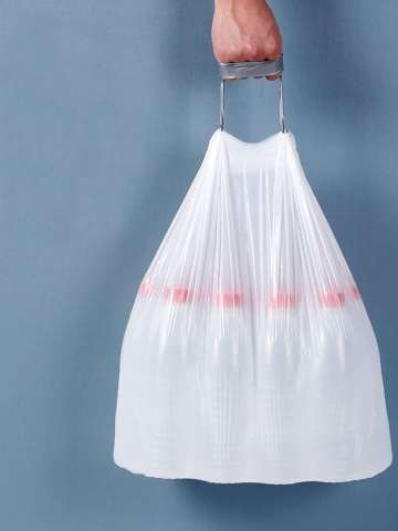 Heavy Duty biodegradable plastic drawstring garbage bag