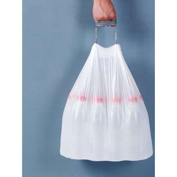 Heavy Duty biodegradable plastic drawstring garbage bag