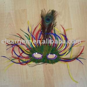 feather mask