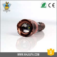 JF 3 Modes 1x18650 Batteries Adjustable Focus torch flashlight, flashlight torch, led flashlight torch