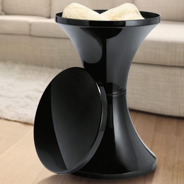 Plastic stacking tam tam stool