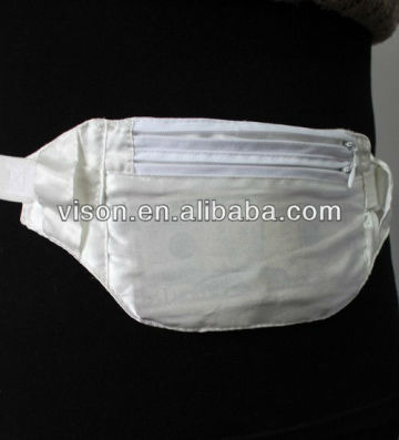 Lady's Satin Waist Bag Sports Waist Bag Fashion Bag