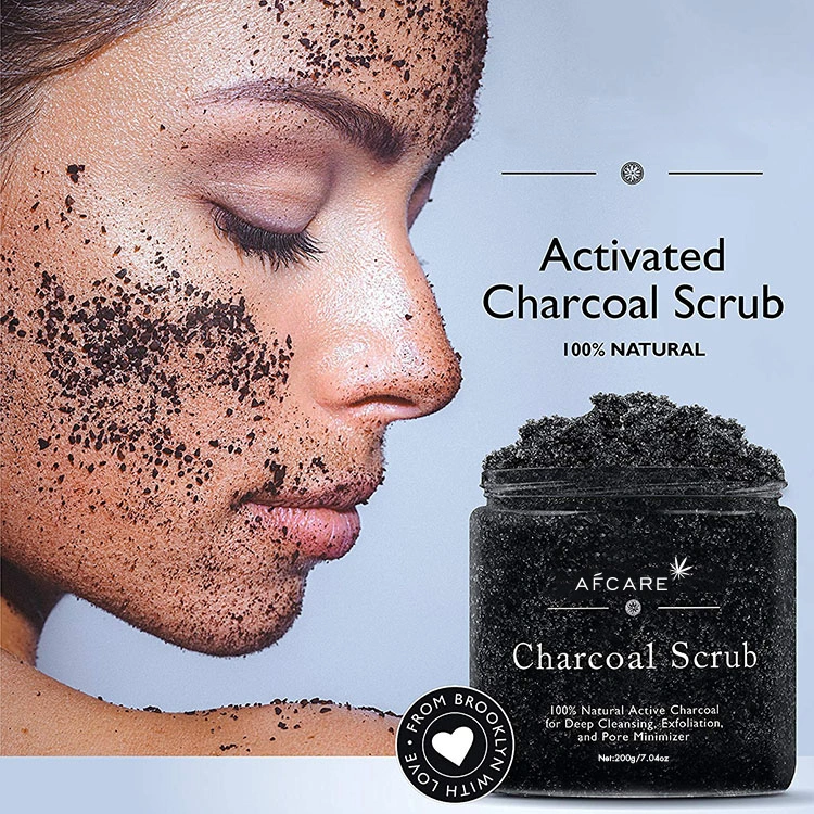 Bamboo Charcoal Scrub Face and Body Scrub Pigmentation Skin Care Scrubs Salt Scrub