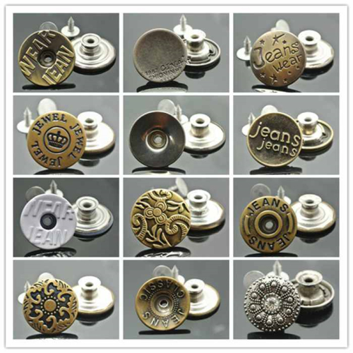 Metal Jeans Buttons, Jacket, Trouser Sweater Buttons
