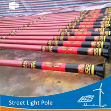 DELIGHT Outdoor Decorative Cast Iron Street Lighting Pole