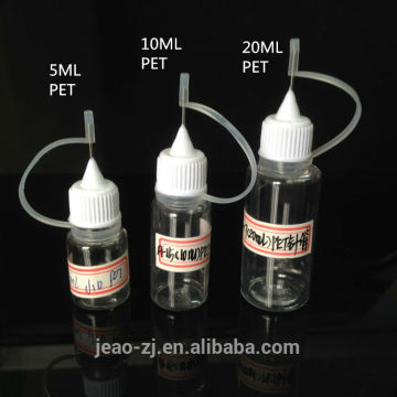 Wholesale 5ml PET mini dropper bottles with needle dropper