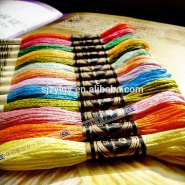 Handmade thread 100% cotton cross-stitch thread similar DMC thread