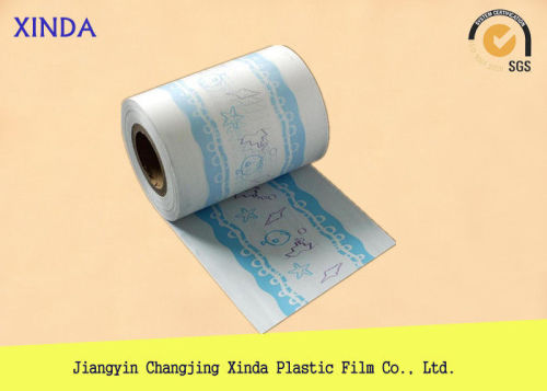 White HDPE Packaging Plastic Film with Laminating Non Woven Fabric 100 cm Width