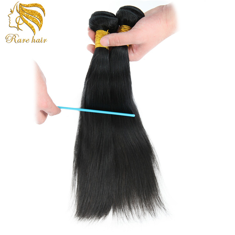 wholesale human virgin straight hair extension weave vendors cuticle aligned raw indian hair bundle