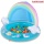 Inflatable Baby Pool Rainbow Baby Toddlers Splash Pool