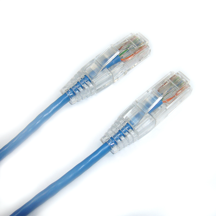 Wąski kabel połączeniowy Ethernet Cat6 Snagless RJ45 linkowy