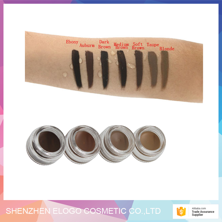 Hot selling cosmetics makeup eyebrow pomade eyebrow gel with private label