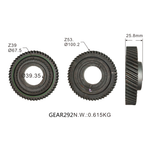 Auto -Teile -Getriebe Synchronisation Ring OEM 9643758188 für Fiat