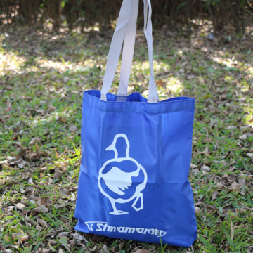 Blue Nylon Reusable Handbag