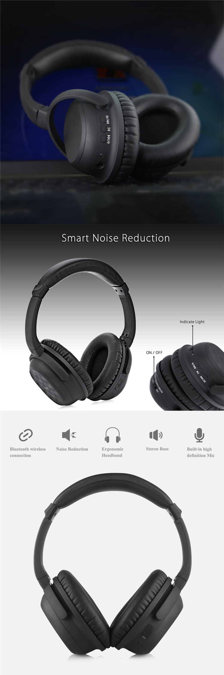 active noise cancelling headphones