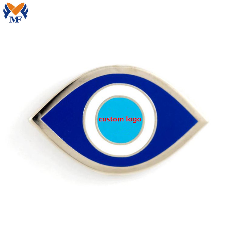 Подарок металлический логотип логотип Evil Eye Emale Pin