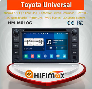 Hifimax quad cored car radio touch screen dvd for toyota yaris car dvd player gps toyota yaris android car dvd 16G 1024*600