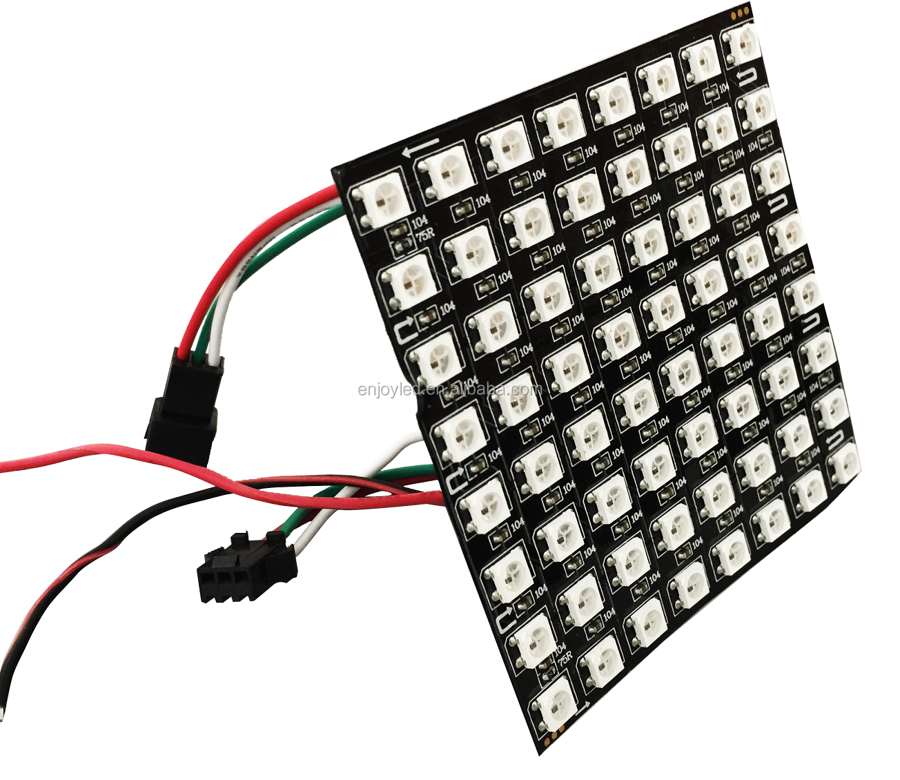 16x16 WS2812 RGBW rgb led matrix flexible dot matrix display