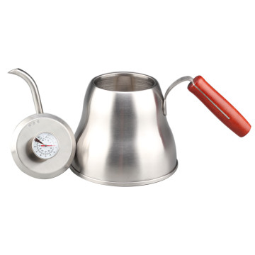 Hand Drip Pour Over Gooseneck Pot with Thermometer