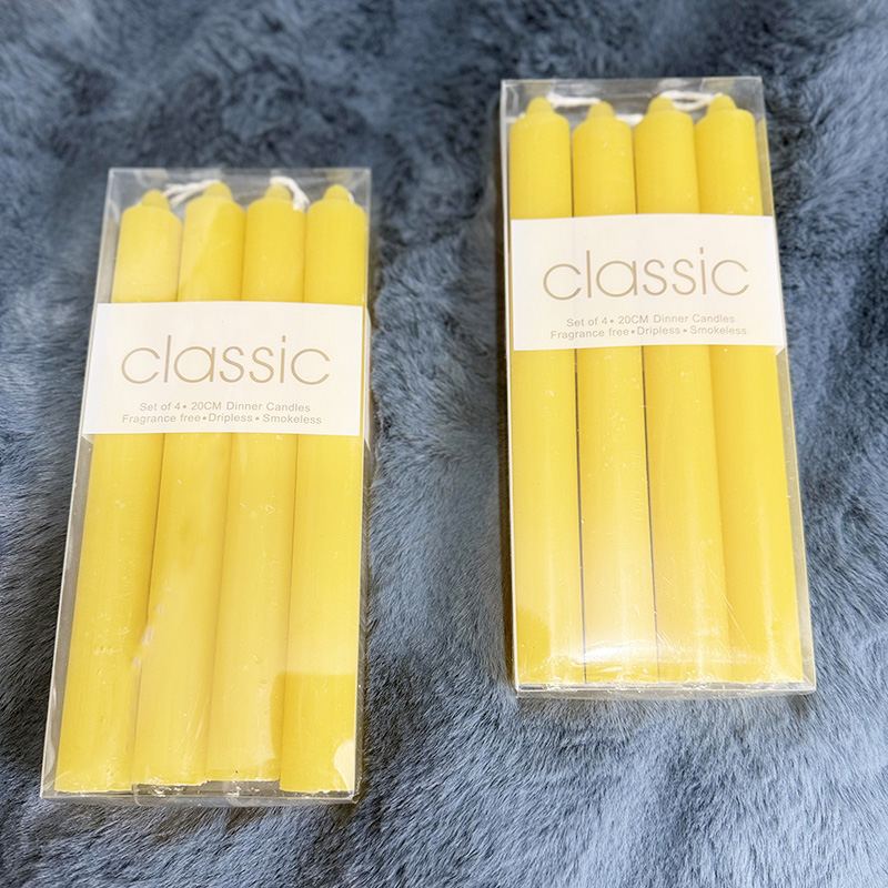 Экспарт 60 г жоўтай палачкі свечкі ў скрынку